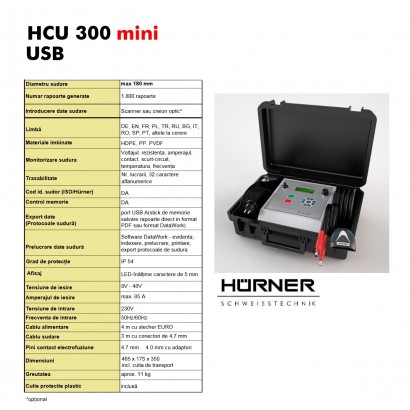 APARAT SUDURA HCU 300 MINI/USB