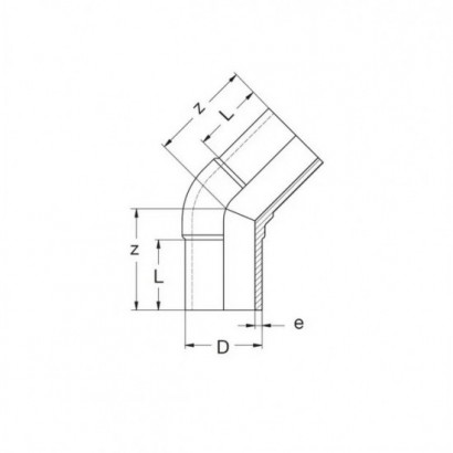 COT PE100 SDR17 D110/45