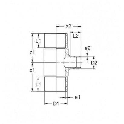 TEU PE100 SDR17 D125-110